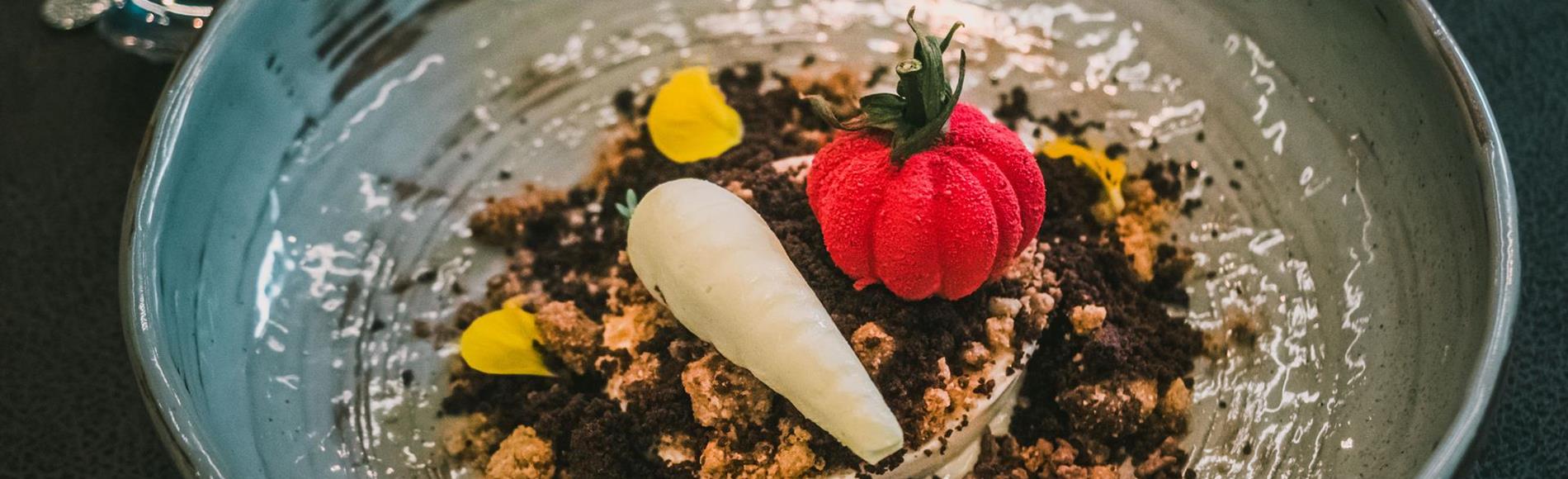 Ein Dessert