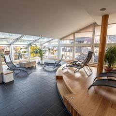 Un'area relax con vista